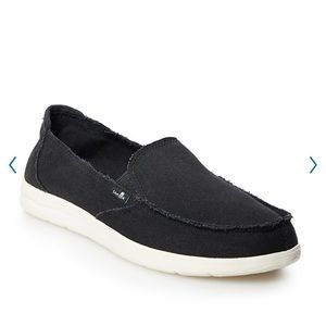 Sanuk black loafer